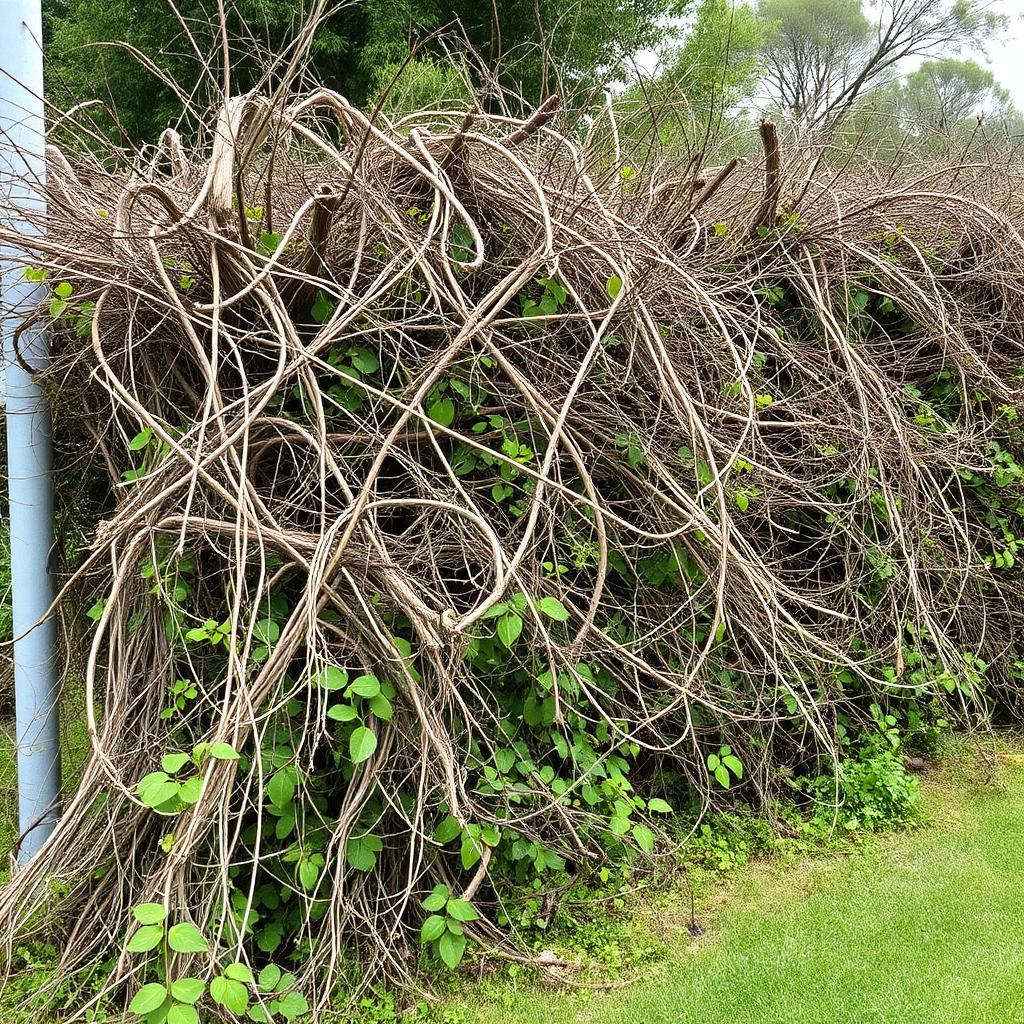 Hedge brought back to shape — before